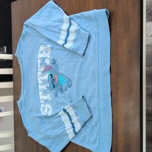 Stitch Boat neck Lightweight Sweatshirt